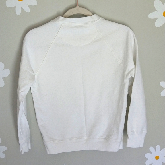 J. Crew x Prinkshop "Power Woman" White Sweatshirt Top - Picture 4 of 6